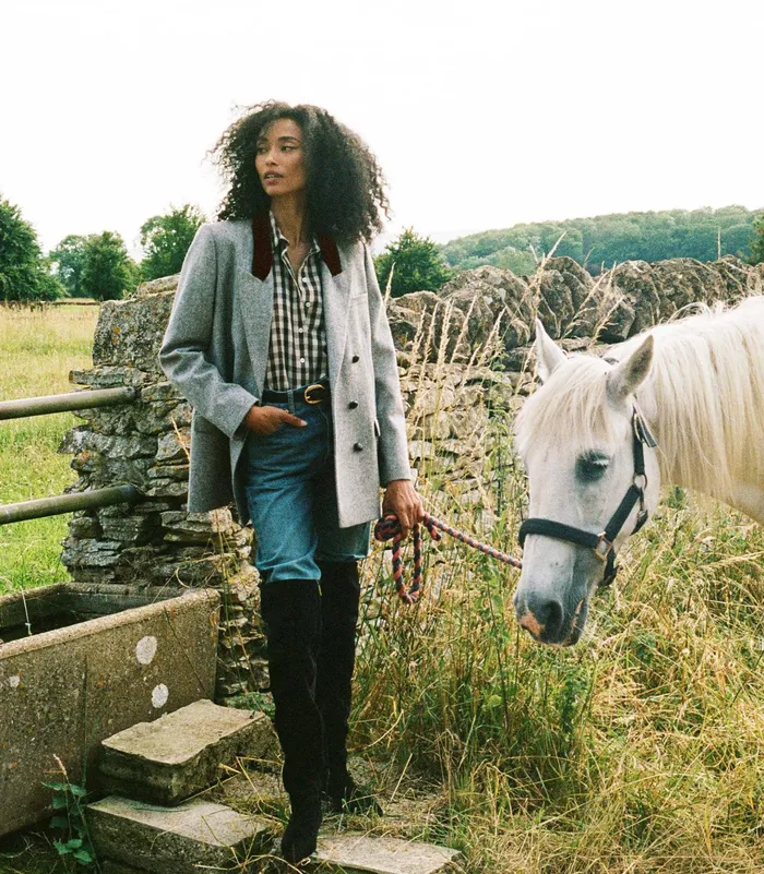 DEN Duccio Jacket Castle Grey Women Coats and Jackets