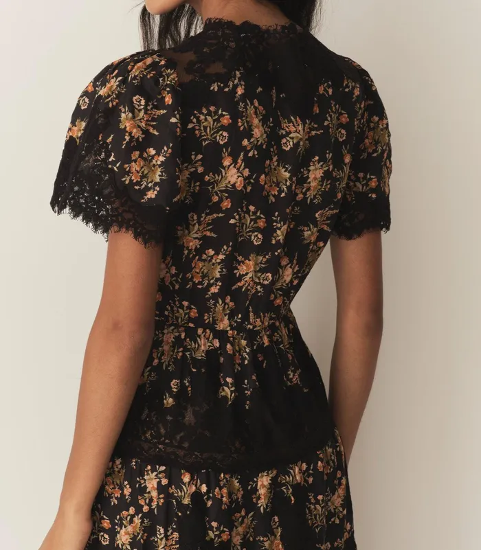 DEN Graciella Dress Foxglove Floral Women Dresses