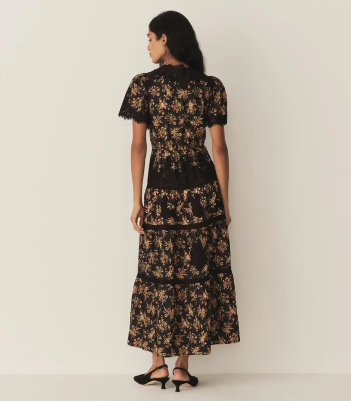 DEN Graciella Dress Foxglove Floral Women Dresses