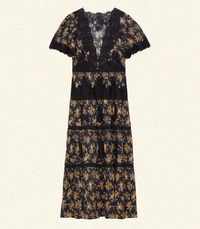 DEN Graciella Dress Foxglove Floral Women Dresses