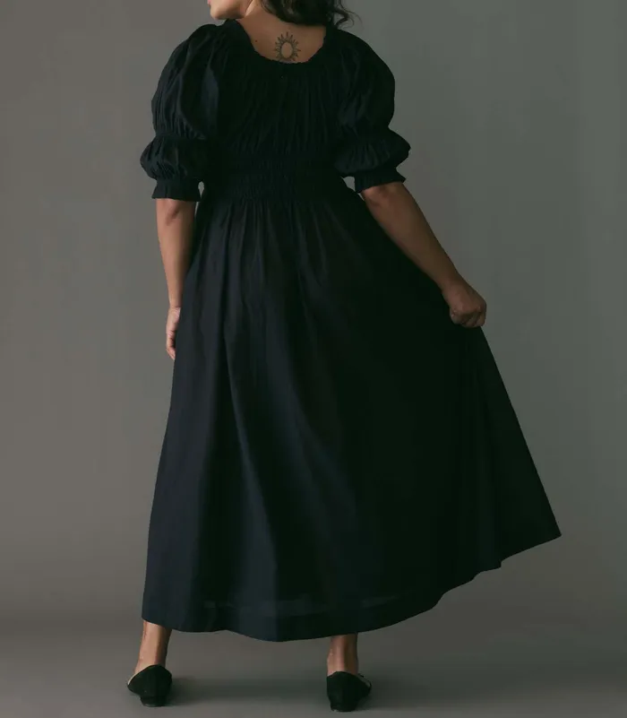 DEN Ischia Dress Navy Women Dresses