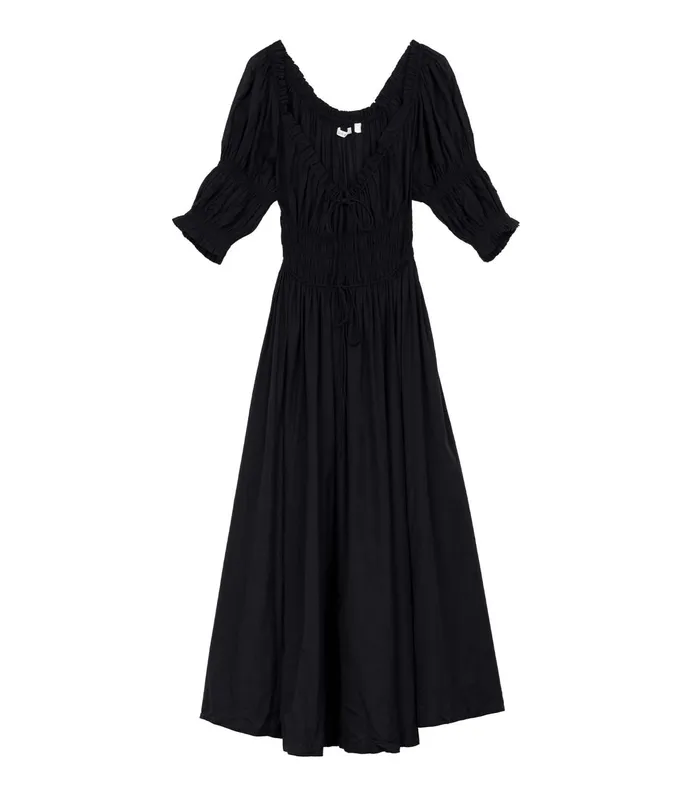 DEN Ischia Dress Navy Women Dresses