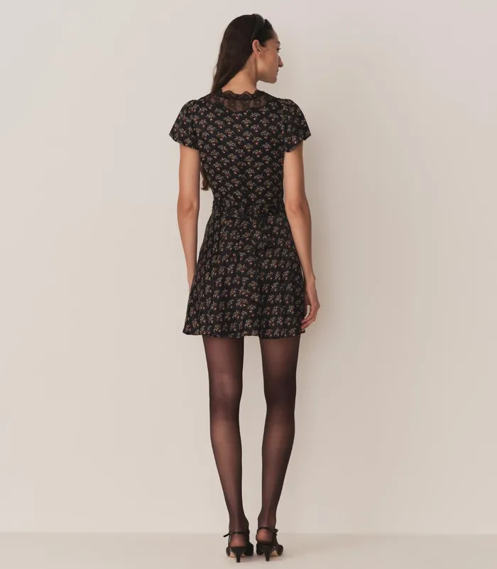 DEN Ivy Dress Delphinium Floral Women Dresses DEN Ivy Dress Delphinium Floral Women Dresses