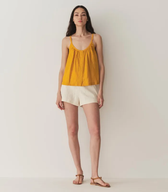 DEN Nalina Linen Top Sunflower Women Tops