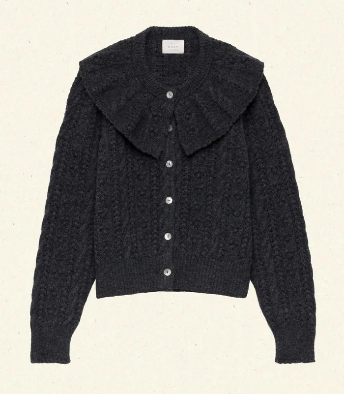 DEN Nerina Cardigan Moonshadow Women Knitwear