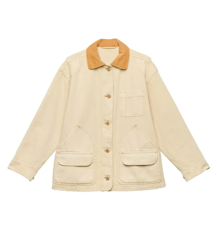 DEN Pascual Barn Jacket Straw Women Coats and Jackets