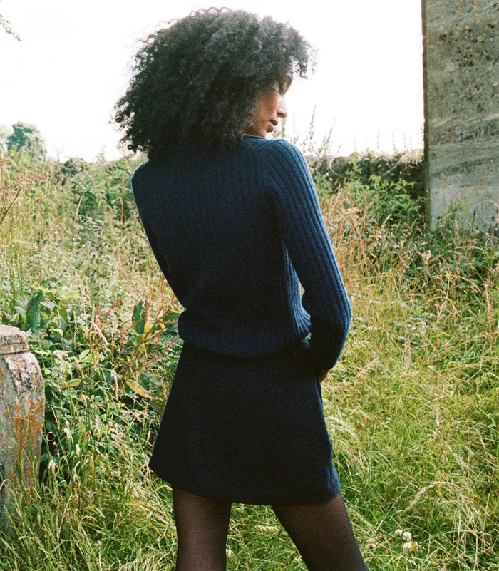 DEN Raina Skirt Deep Navy Women Skirts