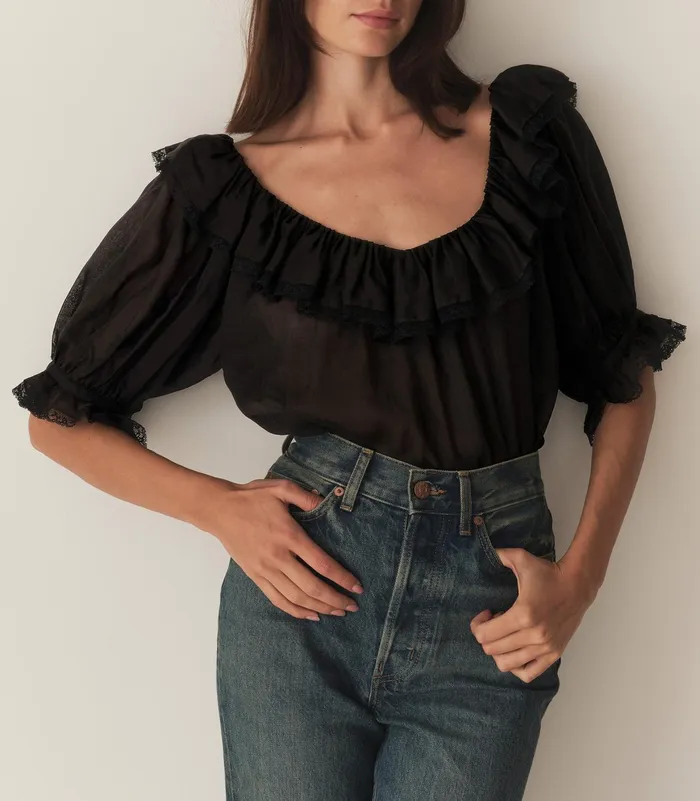 DEN Samara Top Black Women Tops