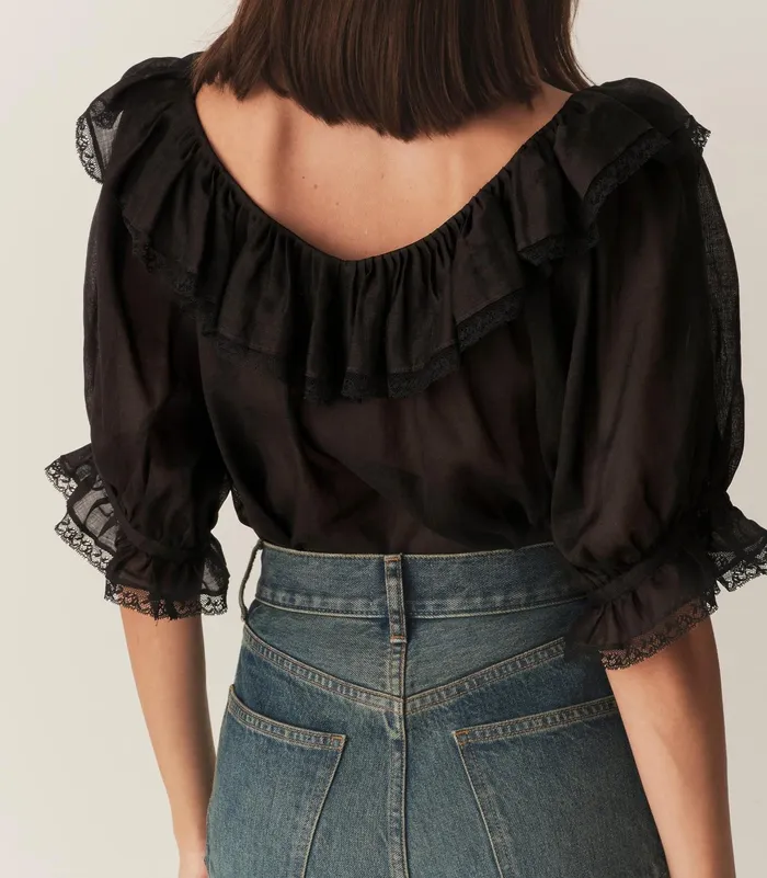 DEN Samara Top Black Women Tops