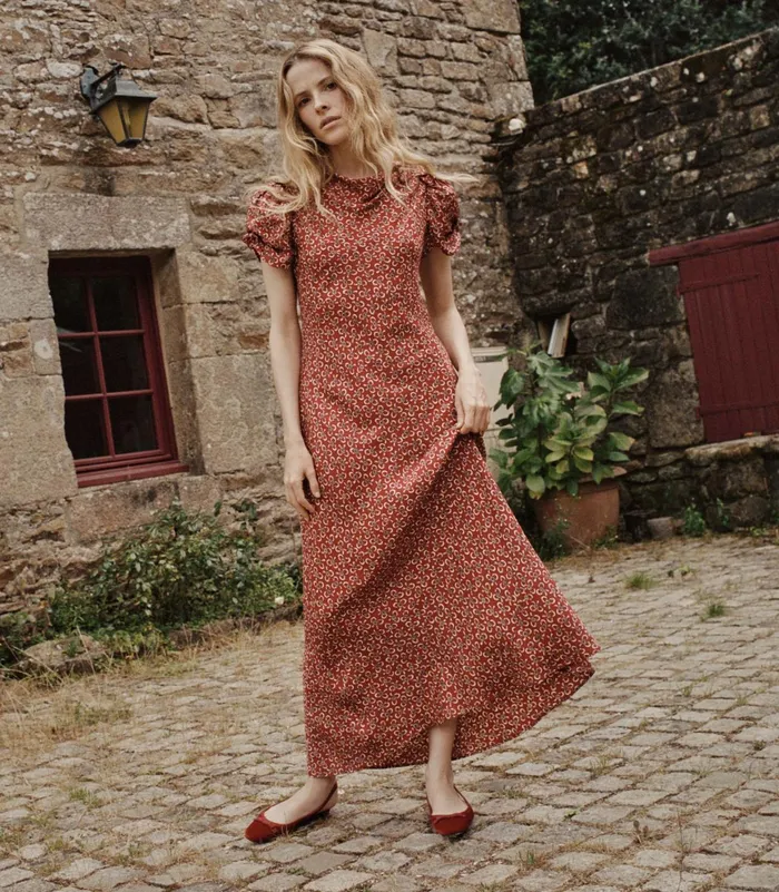 DEN Theodora Dress Ameline Ditsy Women Dresses