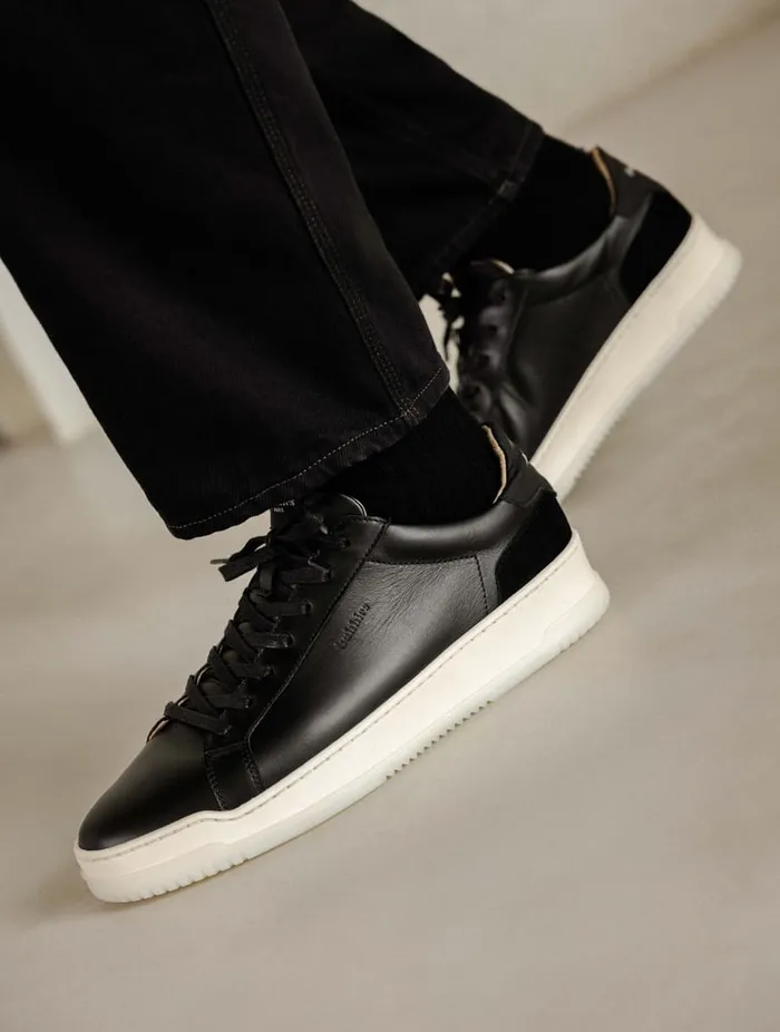 Daniil Deep Black Men Bobbies Sneakers