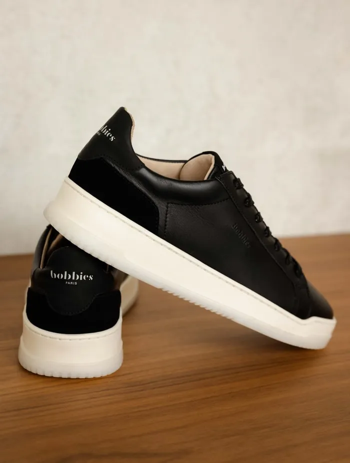 Daniil Deep Black Men Bobbies Sneakers Daniil Deep Black Men Bobbies Sneakers