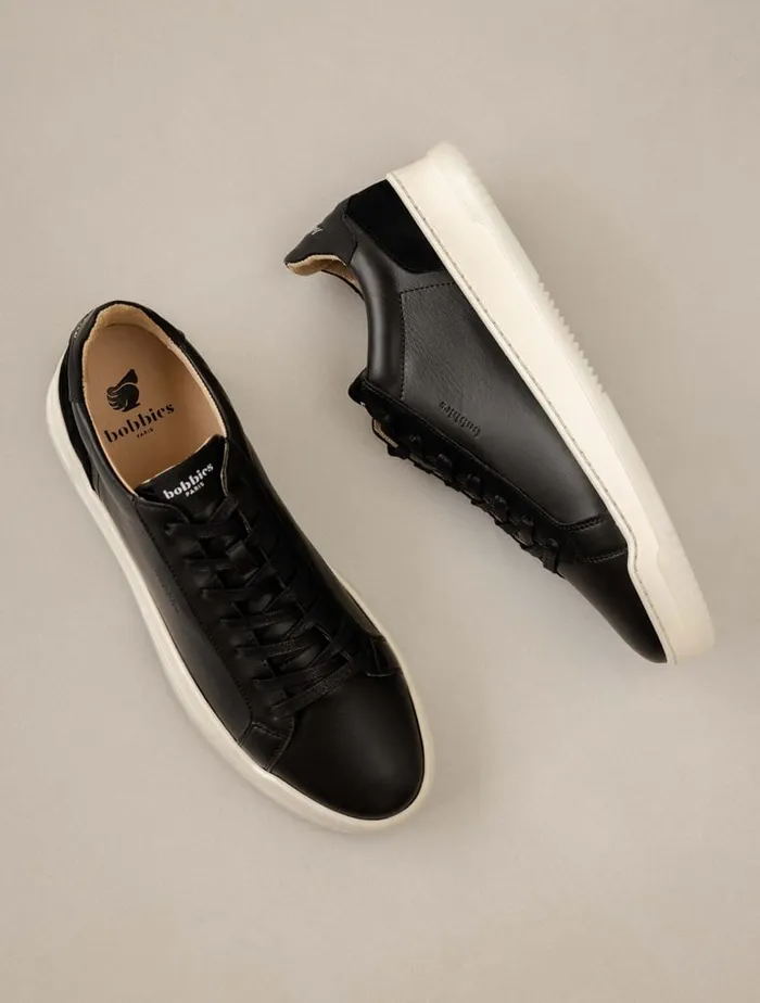 Daniil Deep Black Men Bobbies Sneakers Daniil Deep Black Men Bobbies Sneakers