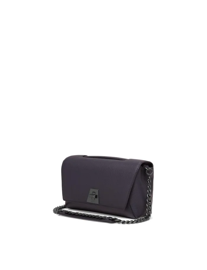 Day Bag In Nappa Leather Denim Women Akris Crossbody Bags