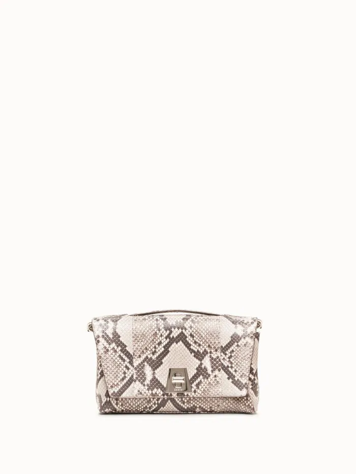 Day Bag In Python Leather Rock Women Akris Crossbody Bags