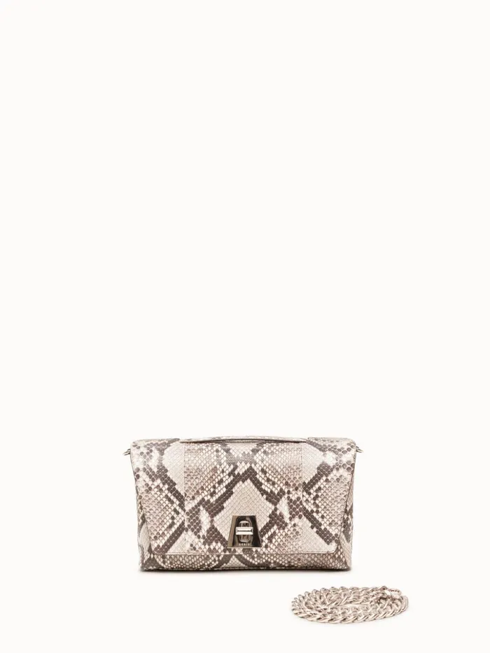 Day Bag In Python Leather Rock Women Akris Crossbody Bags