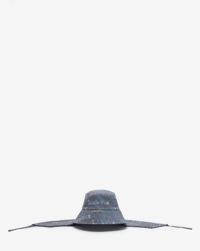 Denim Fisherman Hat Light Blue Men Lanvin Hats
