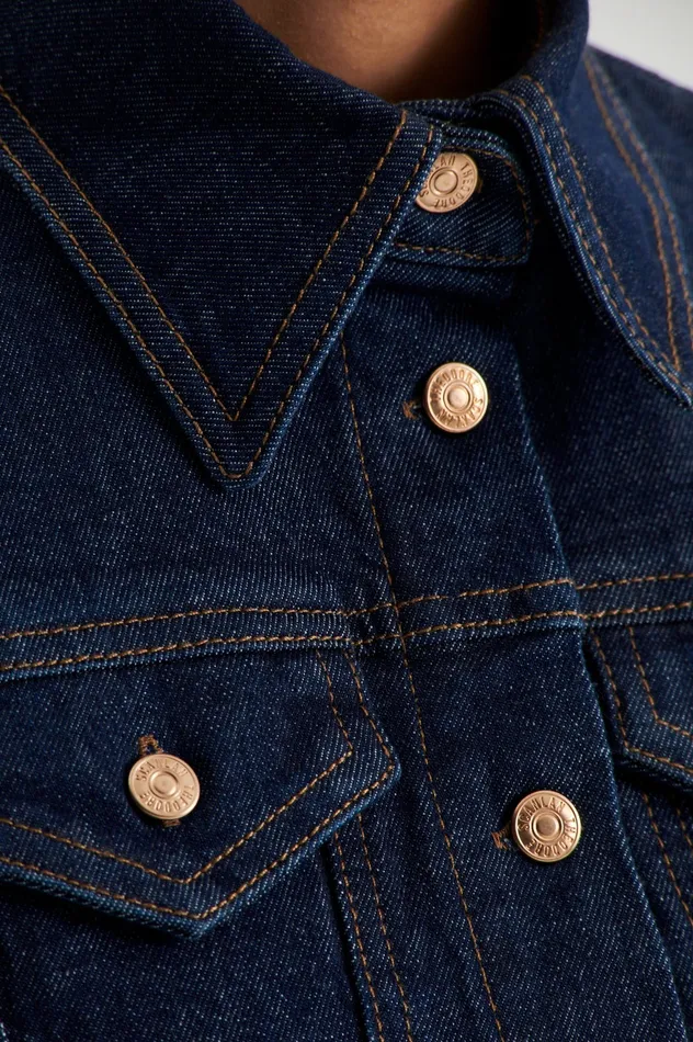 DENIM MINI DRESS INDIGOB Women Denim Scanlan Theodore