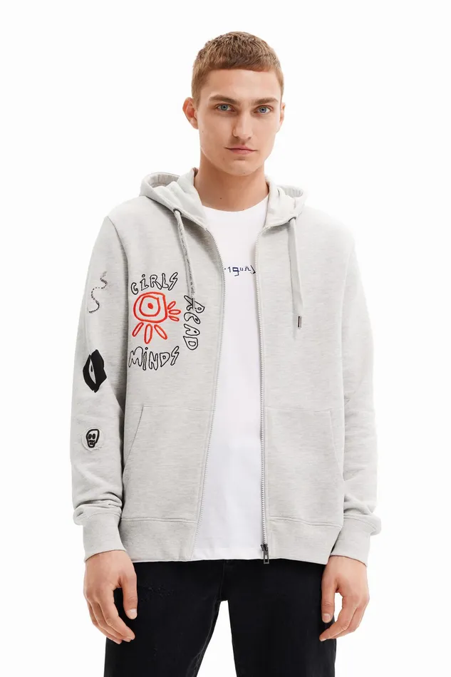 Desigual Girls Hoodie Mens Sweaters and Sweatshirts