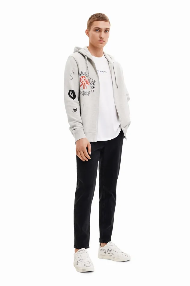 Desigual Girls Hoodie Mens Sweaters and Sweatshirts