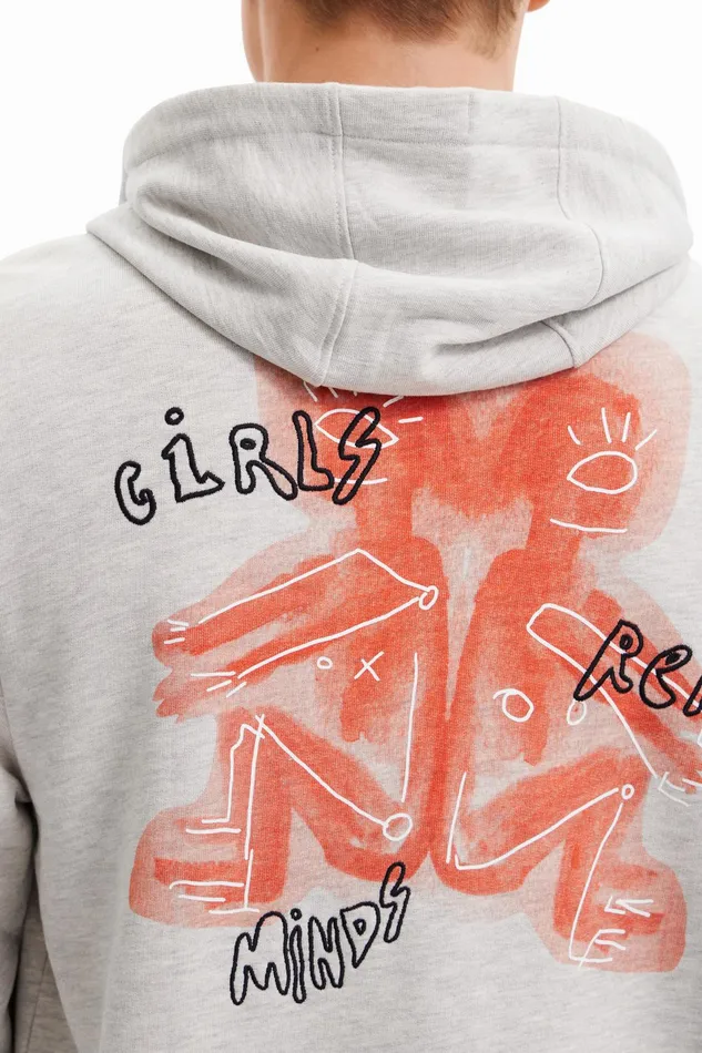 Desigual Girls Hoodie Mens Sweaters and Sweatshirts