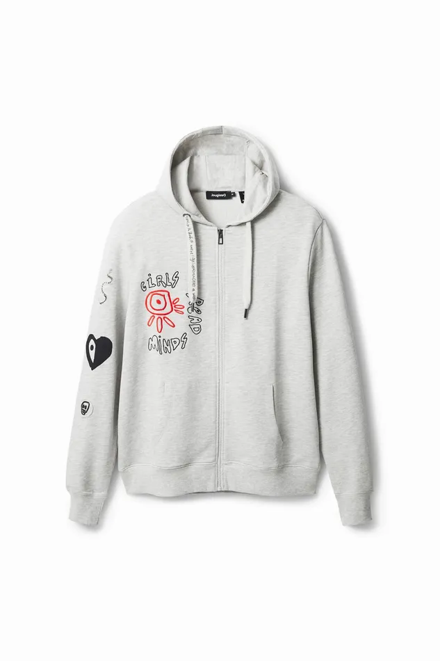 Desigual Girls Hoodie Mens Sweaters and Sweatshirts
