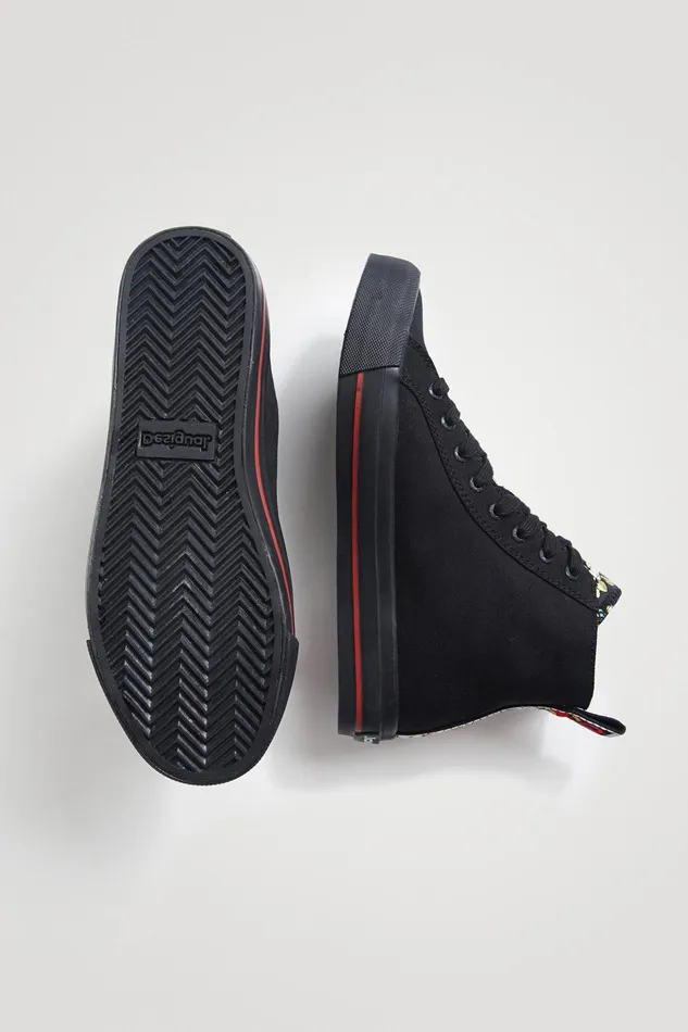 Desigual Hightop Sneakers Embroidered Women Sneakers