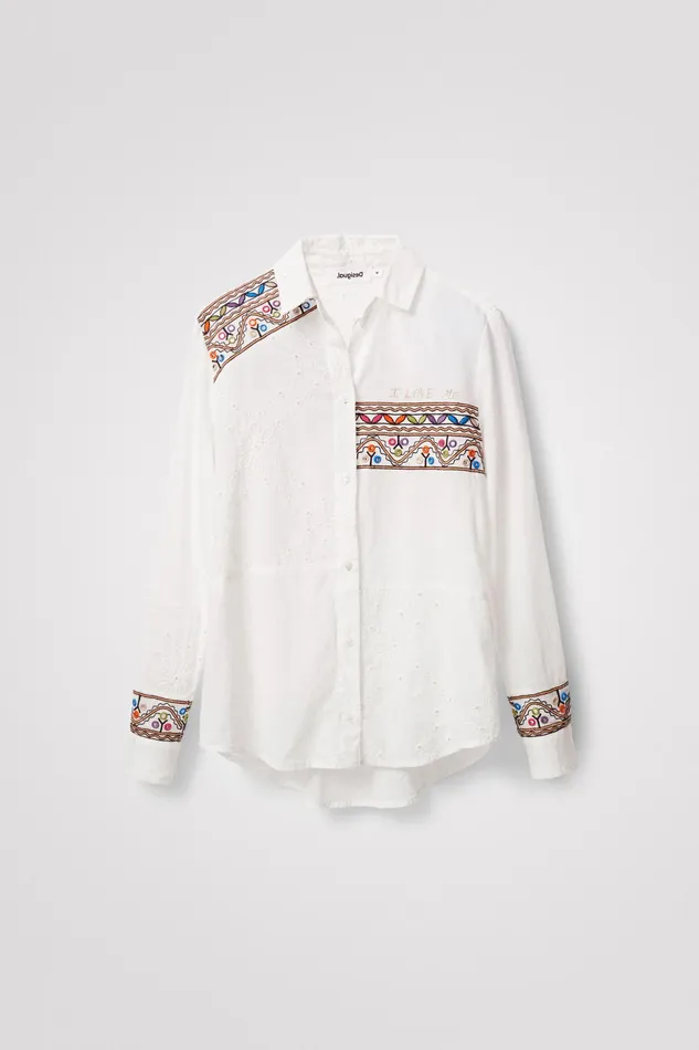 Desigual Motif Shirt Women Tops and Shirts