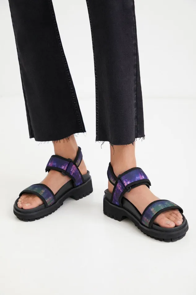Desigual Neoprene Tiedye Trekking Sandals Women Sandals