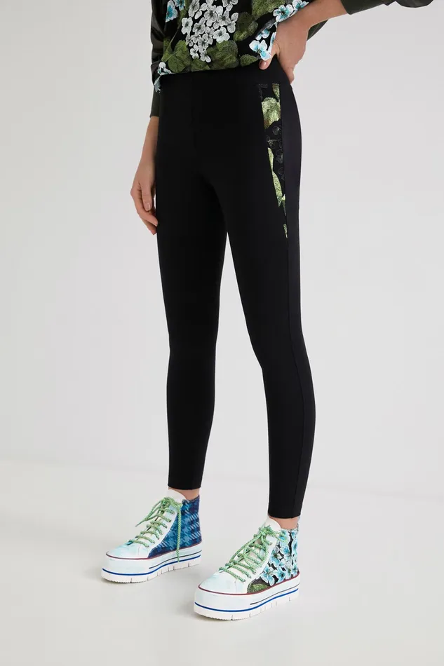 Desigual Sheersided Leggings Women Sportswear
