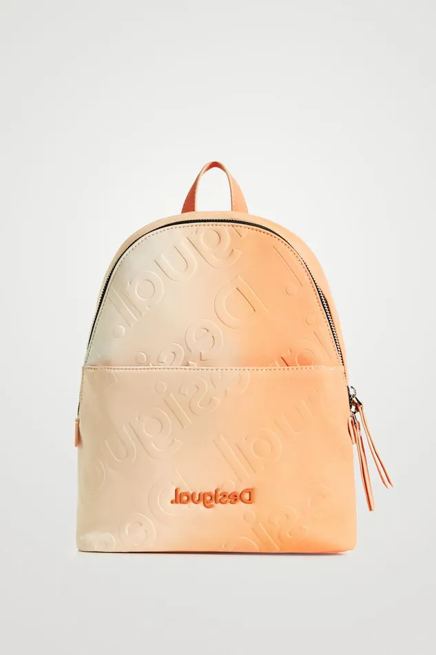 Desigual Small Backpack With Logos Women Backpacks