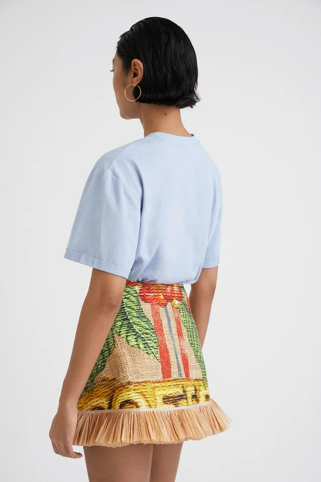 Desigual Stella Jean Statue Tshirt Women Tshirts