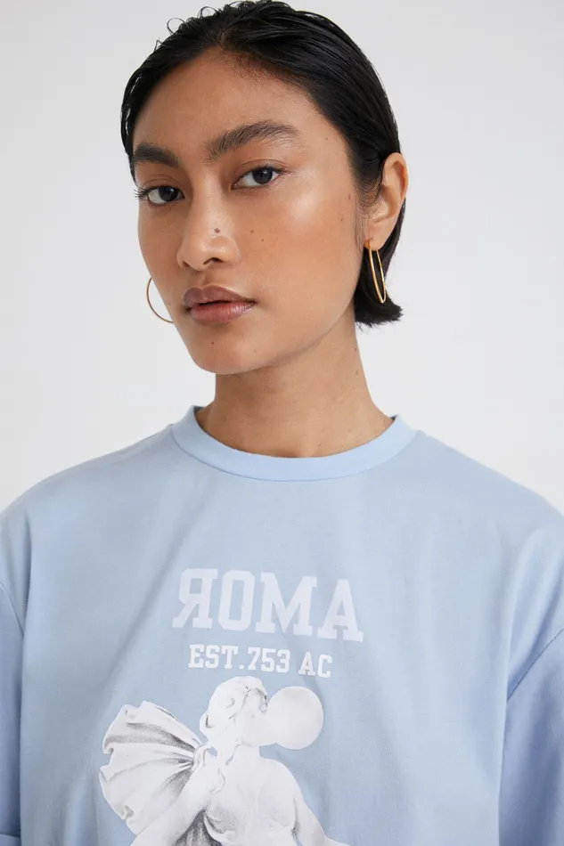 Desigual Stella Jean Statue Tshirt Women Tshirts