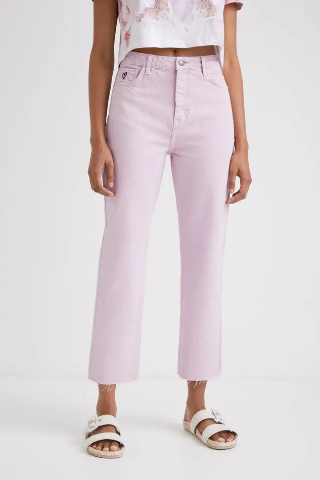 Desigual Straight Cropped Jeans Women Jeans
