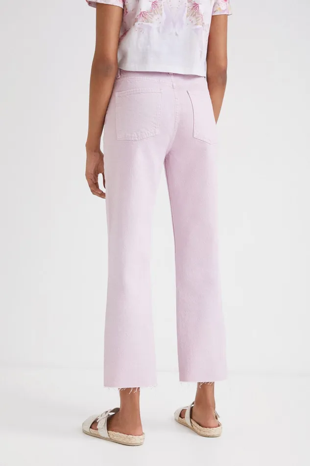 Desigual Straight Cropped Jeans Women Jeans