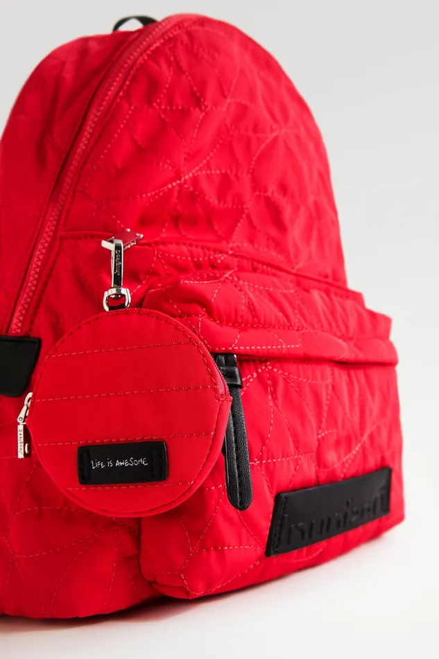 Desigual Textured Recycled Backpack Women Sport Bags