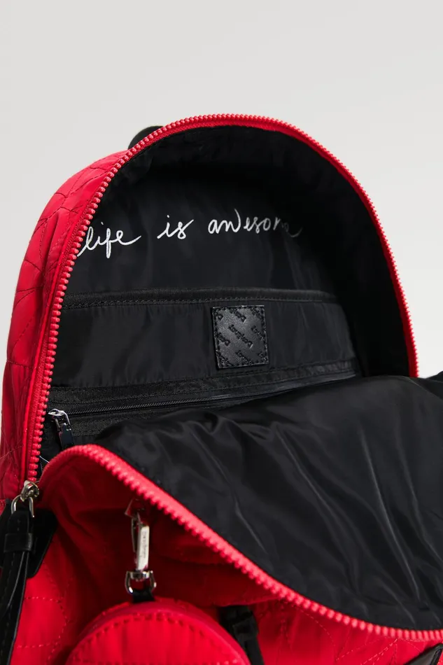 Desigual Textured Recycled Backpack Women Sport Bags