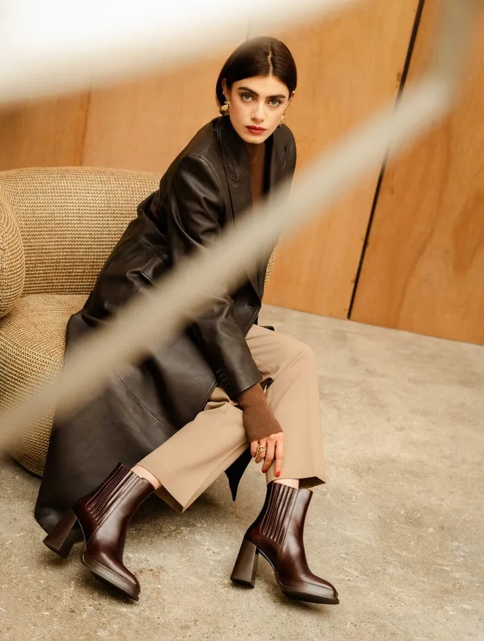 Deva Irish Coffee Women Bobbies Ankle Boots