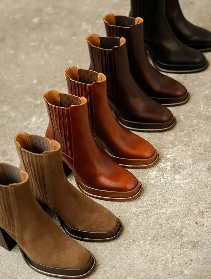Deva Khaki Brown Women Bobbies Ankle Boots