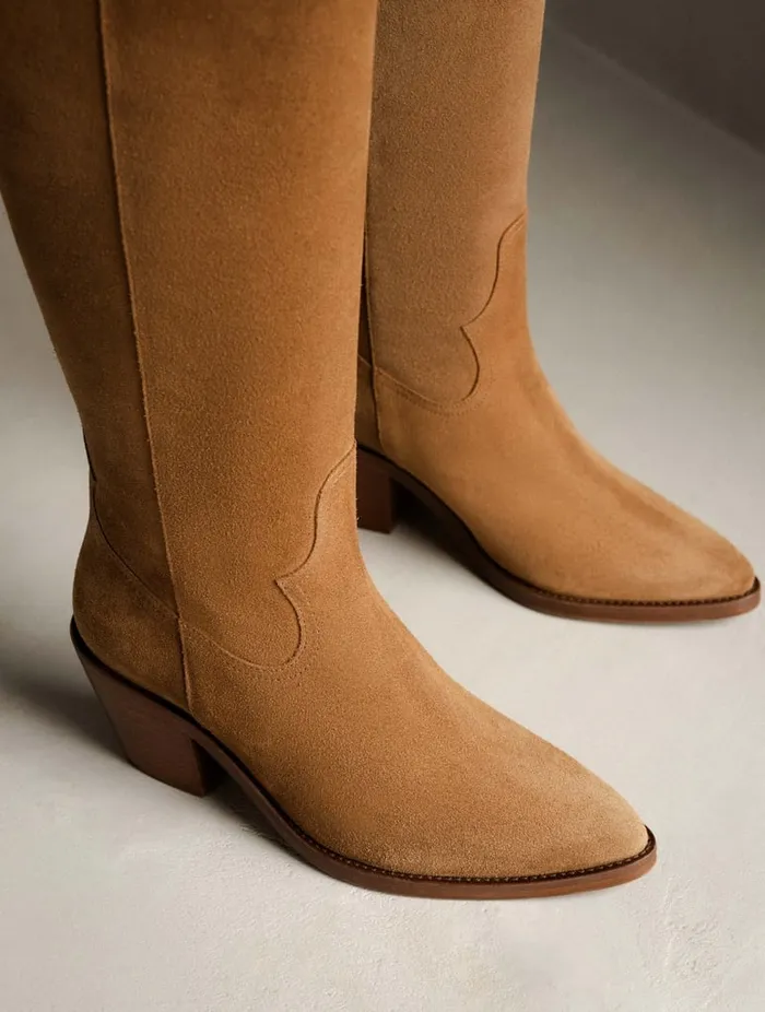 Dolores Squirrel Women Bobbies Knee High Boots