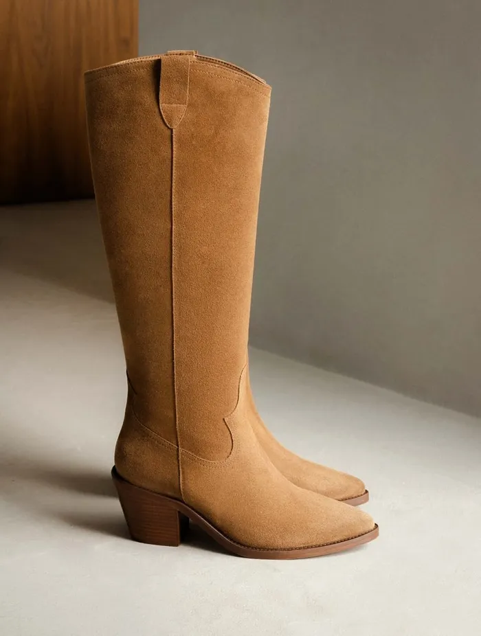 Dolores Squirrel Women Bobbies Knee High Boots