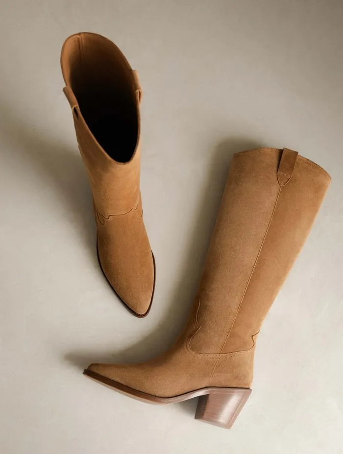 Dolores Squirrel Women Bobbies Knee High Boots