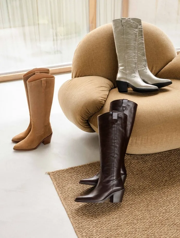 Dolores Squirrel Women Bobbies Knee High Boots
