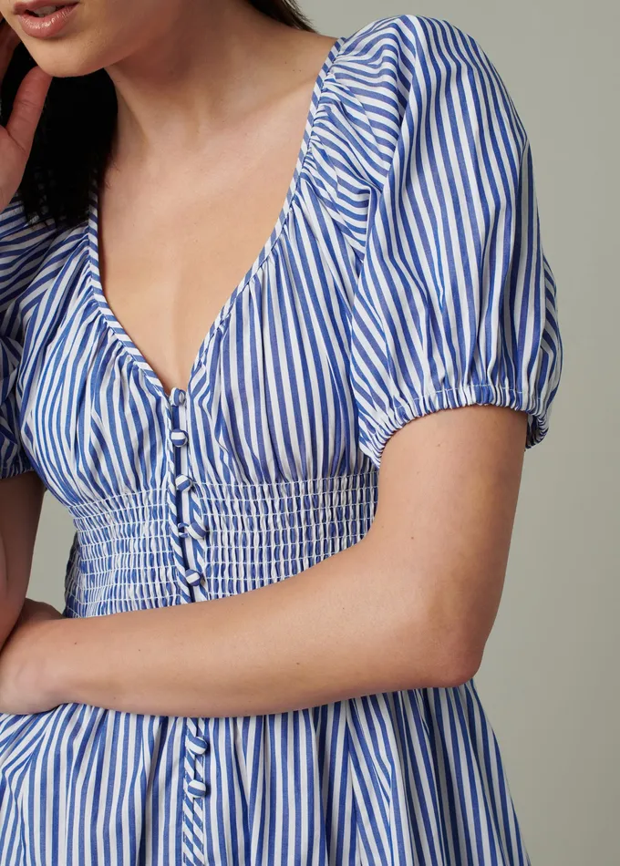 Dresses Jumpsuits THE MONET DRESS Navy White Stripe 8211 Joe8217s Jeans Women
