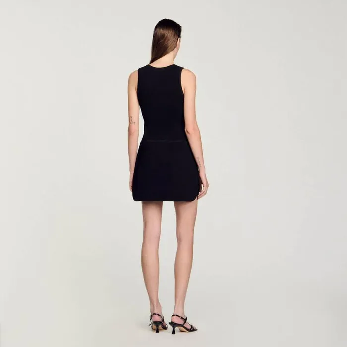 Dresses Women SANDRO Vest Top Dress Black