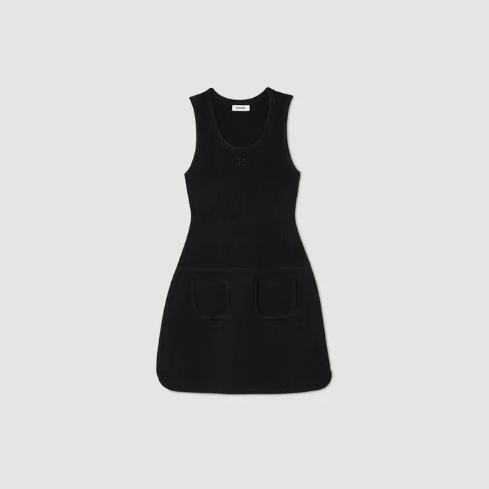Dresses Women SANDRO Vest Top Dress Black