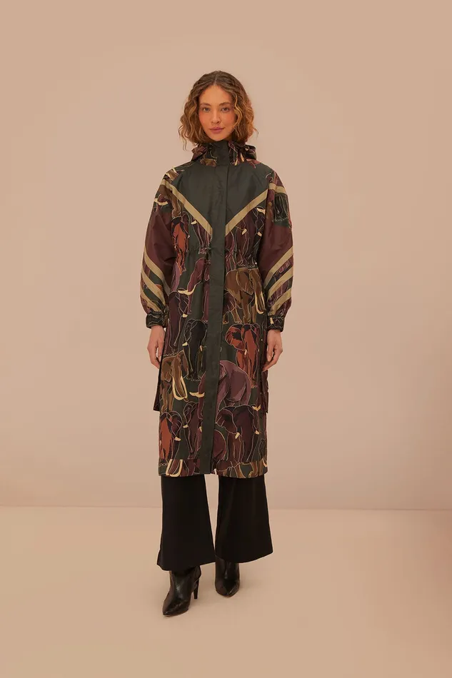 Elephants Maxi Raincoat Women Farm Rio Raincoats and Umbrellas