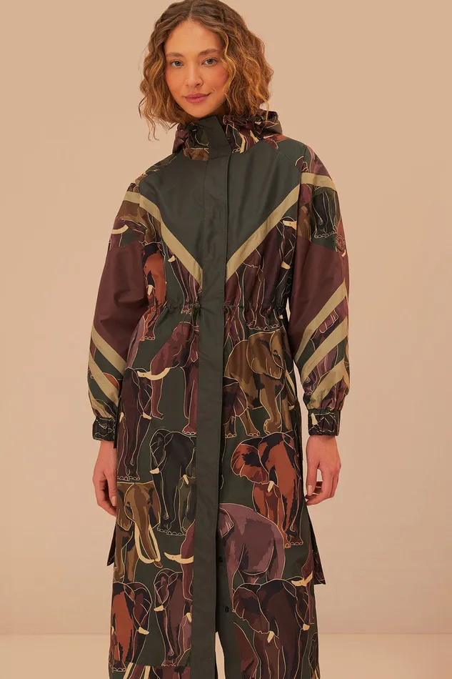 Elephants Maxi Raincoat Women Farm Rio Raincoats and Umbrellas