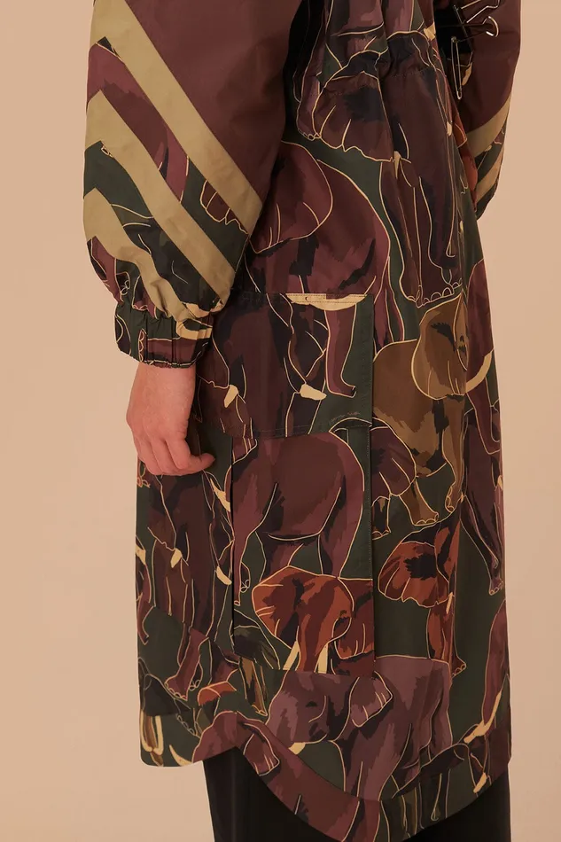 Elephants Maxi Raincoat Women Farm Rio Raincoats and Umbrellas