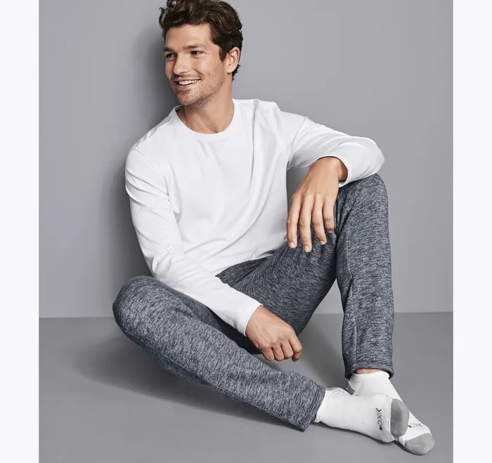 Essential LongSleeve Tee White Sweaters and Knits Johnston and Murphy Men